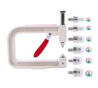 Beaupretty Pearl Setting Hand Press Machine Easy to Operate Beads Fixing Tool with Plastic and Metal Materials and Pinch Accessories Kit for DIY Costume Craft Use Random Random Color