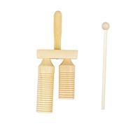 Beaupretty Percussion Instrument for Dual Tone Rhythm for Early Music Education Creative Musical Plaything Enhancing Listening and Motor Skills
