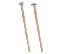 Beaupretty Percussion Stick for Xylophone with Metal Head Short Wooden Handle Mallet for Glockenspiel Oval Flat Head Design for Precise Control Bright Crisp Tones Suitable for Live