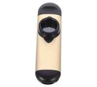 Beaupretty Performance Metal Kazoo for Adults Portable Musical Instrument with Replaceable Flute Diaphragms Compatible with Ukulele and Guitar Gold for Outdoor Music and Party Use