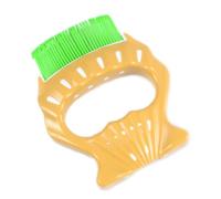 Beaupretty Pet Grooming Shell Comb Rubber Brush for Dogs Cats Brings Comfortable Grooming Experience for Cleaning