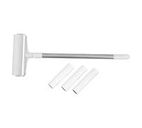 Beaupretty Pet Hair Lint Roller with Long Handle and 3 Refills, 19Cm Sticky Roller for Carpet, Furniture, Clothes - Portable Dog and Cat Hair Remover for Home and Travel