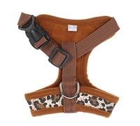 Beaupretty Pet Supplies Pet Stuff Dog Accessories Arnés Para Adjustable Harness Leopard Print Harness Pet Harness Puppy Harness Puppy Jacket Dog Chest Harness The Dog Strap Chain Ring