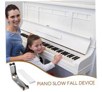 Beaupretty Piano Slow Fall Buffer Device External Retarder for Keyboard Cover Protection Prevents Sudden Closing Extends Piano Lifespan Silver Tone with Strong Practicality Random Color