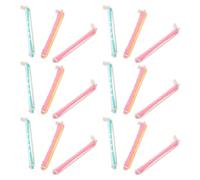 Beaupretty Plastic Hair Perm Rods Set 3.54 Inch for Heatless Curling 18pcs, Non-slip Cold Wave Rods Portable Hair Curlers Suitable for Professional Salons and Home Use