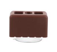 Beaupretty Playpen Connectors and Suction Cup Stabilizers for Babies and Toddlers, Anti-Slip Brown Fixators with Detachable Design for Safety Fence Stabilization in Nursery and Play Areas