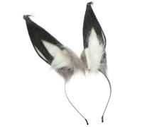Beaupretty Plush Bunny Ears Headband for Women Lightweight Cosplay Costume Accessory Soft Rabbit Ear Hairband for Party Easter Masquerade Birthday