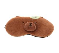 Beaupretty Plush Eye Mask with Cooling Pack Breathable Sleeping Eye Cover for Adults Cartoon Dinosaur Design for Travel Hotels and Home Use