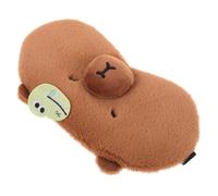 Beaupretty Plush Eye Mask with Cooling Pack Soft Fluffy Eye Cover for Adults Cartoon Design Suitable for Travel Home Camping and Sleeping Blocks Light for Restful Sleep