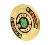 Beaupretty Poker Card Guards and Protectors for Table Games Unique Souvenir Poker Enthusiasts Sturdy Reusable Decorative Design for Special Occasions