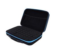 Beaupretty Portable 60-Grid Essential Oil Storage Bag 10ml Capacity Travel Organizer for Essential Oil Bottles for Aromatherapy Enthusiasts and On-The-Go Use Blue
