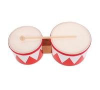 Beaupretty Portable Bongos Drum for Compact Hand Percussion Instrument with Integrated Design Versatile Rhythm for Indoor Outdoor Musical Play