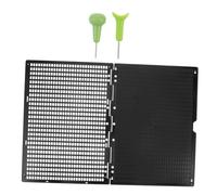 Beaupretty Portable Braille Writing Board Rows with Integrated Stylus Thickened Design for Enhanced Learning Experience Braille Learning Tool for Blind Users