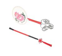 Beaupretty Portable Drum Fan Tool Sheepskin for Performance Hand Drum and Percussion Instrument for Esoteric Buddhism Use