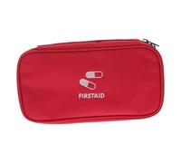 Beaupretty Portable Emergency Response Medical Pouch Lightweight Oxford Case with Mesh Pockets for Item Organization for Home Outdoor Adventures and Travel Red