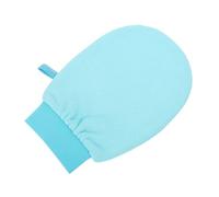 Beaupretty Portable Exfoliating Gloves for Shower High Grade Body Scrubbing Mitt Quick Drying Skin Exfoliator for Bathing Circulation Upgraded Blue Color