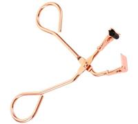 Beaupretty Portable Eyelash Curler Clip Manual Lash Curling Tool with Sturdy Construction for Compact and Easy to Hold Beauty Makeup Accessory in Electroplated Rose Gold Finish