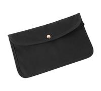 Beaupretty Portable Face Mask Storage Organizer Case Reusable Face Cover Container with Linen Fabric and PVC Lining Lightweight and Easy to Clean Suitable for Travel and Daily Use