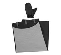 Beaupretty Portable Ironing Mat Folding Ironing Pad, Cotton Polyester Oxford Cloth, Foldable over Door Hanging, with Steam-proof Glove, for Home Use and Travel