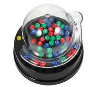Beaupretty Portable Mini Lottery Ball Machine Fortunate Number Picker for Party Desktop Game without Battery, Compact Jackpot Lotto Ball Game Equipment for Festival and Bingo Entertainment