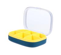 Beaupretty Portable Mini Medicine Organizer Lightweight Travel Storage Container for Pills and Supplements for Use