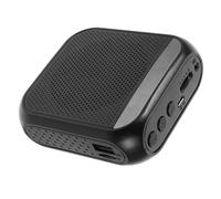 Beaupretty Portable Rechargeable Voice Amplifier for Teachers with Headset Microphone, Mini Loud Speaker for Classroom and Lecture Use, Black Recording Version