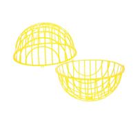 Beaupretty Portable Round Poultry Cage Lightweight Ventilated Protective Mesh Enclosure for Chickens Rabbits Small Pets Outdoor Use
