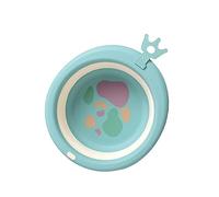 Beaupretty Portable Silicone Baby Wash Basin Foldable Infant Face Tub Waterproof Cartoon Design for Travel and Outdoor Use for Washing Toddlers and Babies