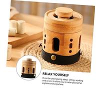 Beaupretty Portable Smokeless Bamboo Moxibustion Box Moxa Burner Tool for Full Body Heat Therapy Relaxation and Stress Relief Suitable for Abdomen Waist Shoulder Compact and Easy to Carry