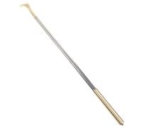 Beaupretty Portable Telescopic Back Scratcher Brass Metal Anti-Itch Massager Long Handle for Reaching Difficult Spots Lightweight Handheld Relaxation Tool for Outdoor Use