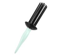 Beaupretty Portable Travel Curling Comb for Fluffy Curls 2nd Generation Green Hair Styling Tool Round Brush for Home Use for Hair Types