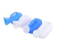 Beaupretty Portable Urinal Lid 1-Piece Male and Female Urine Bottle Reusable Plastic Daily Use Urinal for Car Travel Thickened Design Measuring Scale for Elderly and Adults