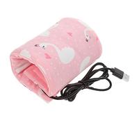 Beaupretty Portable USB Milk Warmer Bag for Newborns Wear Resistant Bottle Sleeve with Even Heating Travel Friendly Milk Warmer Compatible with Power Banks and Laptops Convenient Heat