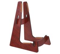 Beaupretty Portable Wooden Ukulele and Guitar Stand with Foldable Design for Home and Shop Use, Display and Storage Rack with Beautiful Appearance, Suitable for Acoustic and Electric