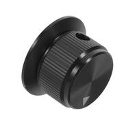 Beaupretty Potentiometer Knob Top Hat Metal Guitar round Volume Knob for Electric Guitar Amplifier Control Replacement Music Accessories