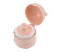 Beaupretty Powder Puff Box Cute Women Powder Puff Refillable for Travel and Home Use