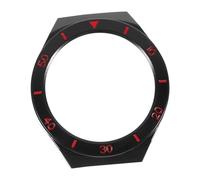 Beaupretty Practical Lightweight Protective Case for Smartwatch Scratch-resistant Fashion Watch Cover in Black and Red Watch Protector for Daily Use and Occasions