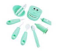 Beaupretty Pretend Play Dentist Kit for Safe Non Sharp Medical Tools Imaginative Role Play for Green Childrens Nurse and Doctor Simulation Equipment