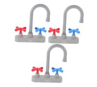 Beaupretty Pretend Play Kitchen Sink with Simulation Faucet Complete Role Play Accessories for Boys and Interactive Educational Fun for Social Skills and Life Learning