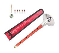 Beaupretty Professional Chinese Traditional Suona Wind Instrument for Beginners Redwood D Key and Protective Case, Ethnic Music Instrument Set Reed and Air Chamber, Suitable for Random Color