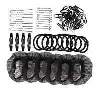 Beaupretty Professional Hair Bun Net Elastic Bands Tiny Hair Bands Space Buns for Dance