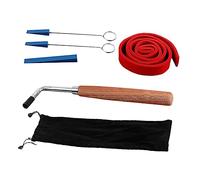 Beaupretty Professional Piano Tuning Kit Mute Hammer Tuning Lever Tools Shape Design Includes Temperament Strip for Beginners Teachers