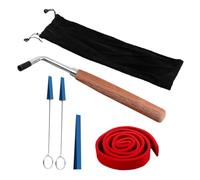 Beaupretty Professional Piano Tuning Tool Kit Mute Hammer Temperament Strip for Accurate Tuning Durable Wrench with Comfortable Handle Essential for Piano Players