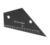 Beaupretty Professional String Action Ruler for Guitar Electric Bass Accurate Measuring Tool for Guitar Setup with Scales Smooth Design for Luthiers Musicians
