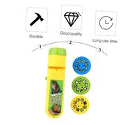 Beaupretty Projection Flashlight Toy for Kids Interactive Chic Projection Toy with Animal Zoo Images Hands-on Plaything Suitable for Boys and Girls Battery Not Included for Indoor Play