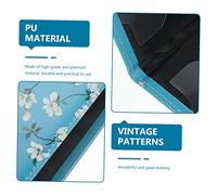 Beaupretty PU Passport Holder Protective Cover for Travel Passports Lightweight and Durable with Multi Card Slots for Id Credit Cards and Tickets Easy to Clean and Practical Organizer