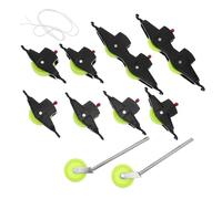 Beaupretty Pulley Experiment Kit for Stem Physics Classroom Fixed and Movable Iron Plastic Pulleys Set Mechanics Learning Load Lifting Equipment for High School Science Lab