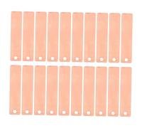 Beaupretty Pure Copper Anode Strips with Reliable Voltage Output 20pcs and Easy Setup, Reusable Copper Sheets for Saltwater Battery Science Experiment for DIY and Classroom Educational Use