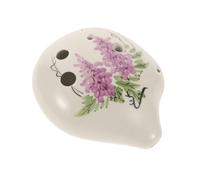 Beaupretty Pure Sound Alto Key Ceramic Ocarina Lightweight Portable Musical Instrument for Beginners and Professionals Chinese Style Decorative