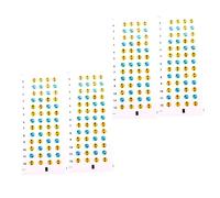 Beaupretty Pvc Note Markers for Beginners Self-learning Aid and Practice Guide Ukulele Fingerboard Stickers 4 Sheets Suitable for Soprano Concert and Tenor Ukulele